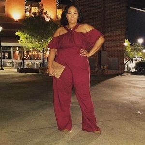 Burgundy Jumpsuit